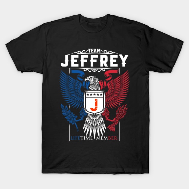 TEAM JEFFREY LIFETIME MEMBER ,JEFFREY NAME T-Shirt by benkjathe